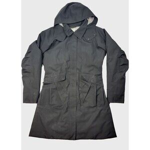 Patagonia Northwest Parka Jacket Hooded Women's Small Goose Down Black Full Zip